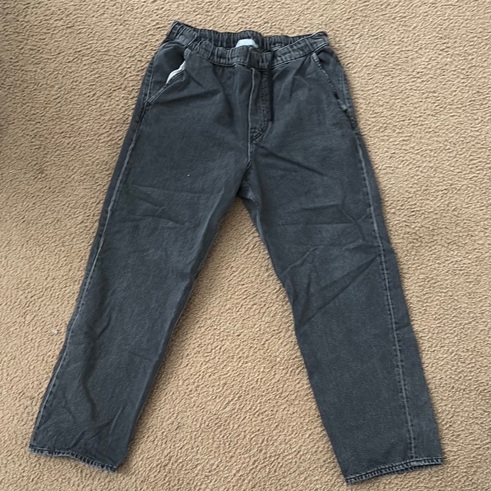 Dark Gray Casual Pants